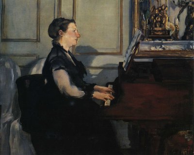 Madame Manet at the Piano by Édouard Manet